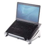 Office Suites Laptop Riser, 15.13" X 11.38" X 4.5" To 6.5", Black-silver, Supports 10 Lbs