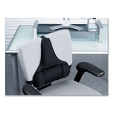 Professional Series Back Support, Memory Foam Cushion, 15w X 2d X 14.5h, Black