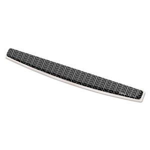 Photo Gel Wrist Rest With Microban, 18 1-2 X 2 5-16 X 3-4, Gray-white