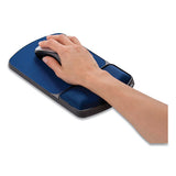 Gel Mouse Pad With Wrist Rest, 6.25" X 10.12", Black-sapphire