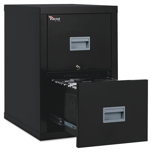 Patriot Insulated Two-drawer Fire File, 17.75w X 25d X 27.75h, Black