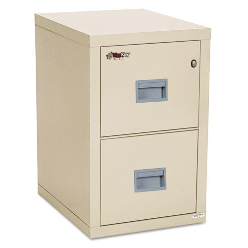 Turtle Two-drawer File, 17.75w X 22.13d X 27.75h, Ul Listed 350 Degree For Fire, Parchment