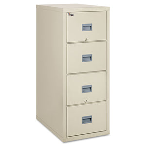 Patriot Insulated Four-drawer Fire File, 20.75w X 31.63d X 52.75h, Parchment