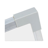 Framed Dry Erase Board, 48 X 36, White, Silver Aluminum Frame