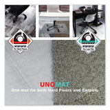 Cleartex Unomat Anti-slip Chair Mat For Hard Floors-flat Pile Carpets, 60 X 48, Clear