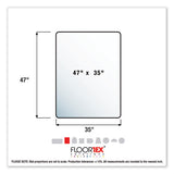 Cleartex Unomat Anti-slip Chair Mat For Hard Floors-flat Pile Carpets, 35 X 47, Clear