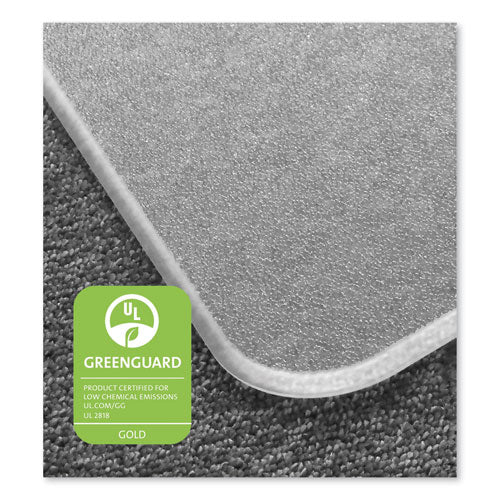 Cleartex Megamat Heavy-duty Polycarbonate Mat For Hard Floor-all Carpet, 46 X 53, Clear