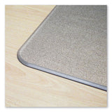Cleartex Megamat Heavy-duty Polycarbonate Mat For Hard Floor-all Carpet, 46 X 53, Clear