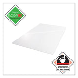 Cleartex Ultimat Polycarbonate Chair Mat For Hard Floors, 48 X 53, Clear