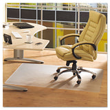 Cleartex Advantagemat Phthalate Free Pvc Chair Mat For Hard Floors, 48 X 36, Clear