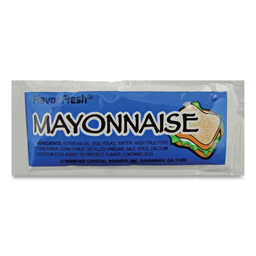 Condiment Packets, Mayonnaise, 0.32 Oz Packet, 200-carton