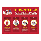Coffee Filter Packs, Black Silk, 1.4 Oz Pack, 40packs-carton