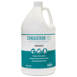 Conqueror 103 Odor Counteractant Concentrate, Mango, 1 Gal Bottle, 4-carton