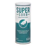 Super-sorb Liquid Spill Absorbent, Powder, Lemon-scent, 12 Oz. Shaker Can, 6-box