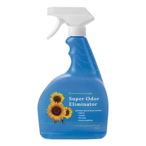 Super Odor Eliminator, 32 Oz Spray Bottle, 6-carton