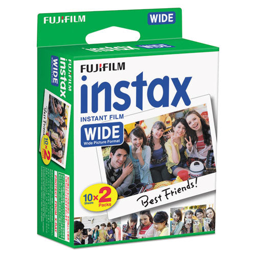 Instax Wide Film Twin Pack, 800 Asa, 20-exposure Roll