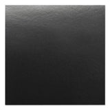 Leather Look Presentation Covers For Binding Systems, 11.25 X 8.75, Black, 50 Sets-pack
