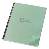 Design View Presentation Binding System Covers, 11 X 8 1-2, Clear, 25-pack