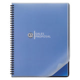 Design View Binding System Covers, 11 1-4 X 8 3-4, Frost, 25-pack