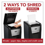 Autofeed+ 150x Micro-cut Home Office Shredder, 150 Auto-8 Manual Sheet Capacity