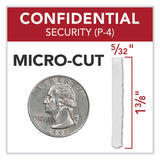 Momentum X18-22 Micro-cut P-4 Anti-jam Shredder, 18 Manual Sheet Capacity
