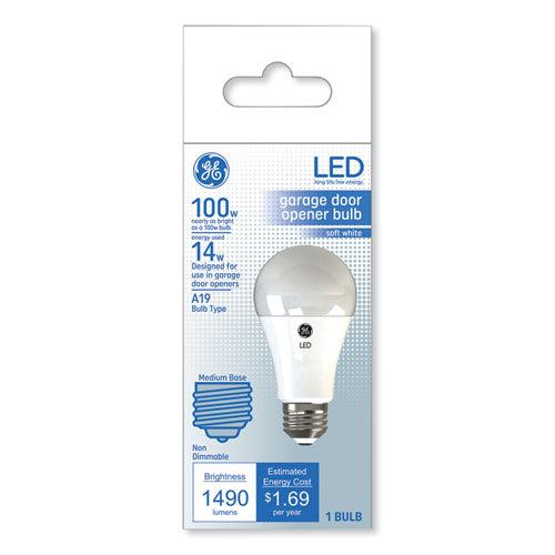 Led Soft White A19 Garage Door Opener Bulb, 14 W