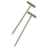 T-pins, Steel, Silver, 1 1-2", 100-box