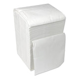 Cocktail Napkins, 1-ply, 9w X 9d, White, 500-pack, 8 Packs-carton