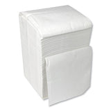 Cocktail Napkins, 1-ply, 9w X 9d, White, 500-pack, 8 Packs-carton