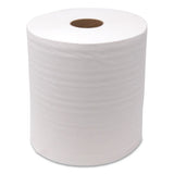 Hardwound Roll Towels, 1-ply, White, 8" X 600 Ft, 12 Rolls-carton