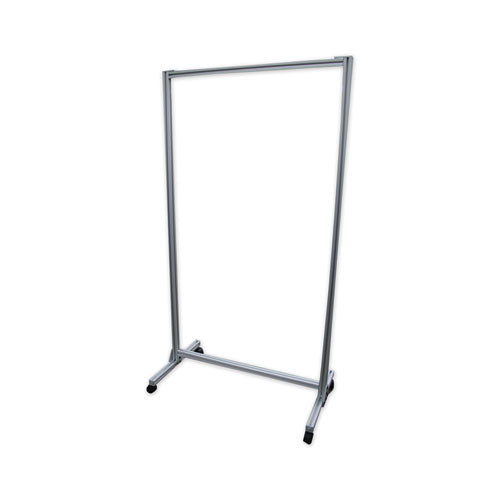 Acrylic Mobile Divider With Thermometer Access Cutout, 38.5