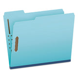 Earthwise By Heavy-duty Pressboard Folders With Two Fasteners, 1-3-cut Tabs, 2" Expansion, Letter Size, Light Blue, 25-box