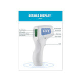 Infrared Handheld Thermometer, Digital, 50-carton