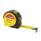 Extramark Power Tape, 1" X 25ft, Steel, Yellow-black