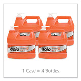 Natural Orange Pumice Hand Cleaner, Citrus, 1 Gal Pump Bottle, 4-carton