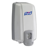 Nxt Space Saver Dispenser, 1000 Ml, 5.13" X 4" X 10", White-gray
