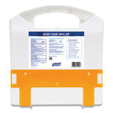 Body Fluid Spill Kit, 4.5" X 11.88" X 11.5", One Clamshell Case With 2 Single Use Refills-carton