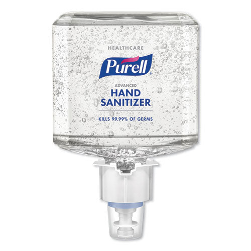 Healthcare Advanced Gel Hand Sanitizer, 1,200 Ml, Clean Scent, For Es4 Dispensers, 2-carton