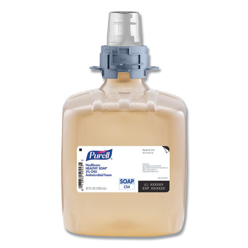 Healthy Soap 2.0% Chg Antimicrobial Foam, Fragrance-free, 1,250 Ml, 3-carton