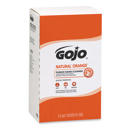 Natural Orange Pumice Hand Cleaner Refill, Citrus Scent, 2,000ml, 4-carton
