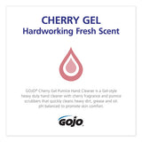 Cherry Gel Pumice Hand Cleaner, Cherry Scent, 2,000 Ml Refill, 4-carton