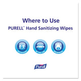 Premoistened Sanitizing Hand Wipes, Individually Wrapped, 5 X 7, 1000-carton