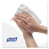 Premoistened Hand Sanitizing Wipes, Cloth, 5 3-4" X 7", 100-canister
