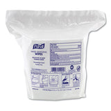 Premoistened Hand Sanitizing Wipes, Cloth, 5 3-4" X 7", 100-canister