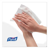 Hand Sanitizing Wipes, 6" X 8", White, Fresh Citrus Scent, 1200-refill Pouch, 2 Refills-carton