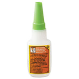 Super Glue Gel, 0.53 Oz, Dries Clear, 4-carton