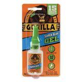 Super Glue Gel, 0.53 Oz, Dries Clear, 4-carton