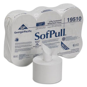 High Capacity Center Pull Tissue, Septic Safe, 2-ply, White, 1000 Sheets-roll, 6 Rolls-carton