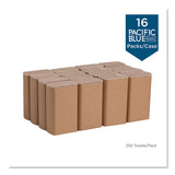 Pacific Blue Basic M-fold Paper Towels, 9.2 X 9.4, Brown, 250-pack, 16 Packs-carton