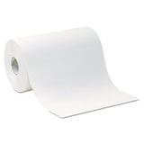Hardwound Paper Towel Roll, Nonperforated, 9 X 400ft, White, 6 Rolls-carton